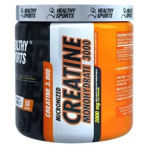 Creatine Monohydrate 150g Healthy Sports – Creatina Pura Micronizada | Mejora fuerza y rendimiento