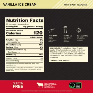 Gold Standard 100% Whey – Proteína Optimum Nutrition | Aislado de Suero + BCAAs - Image 2