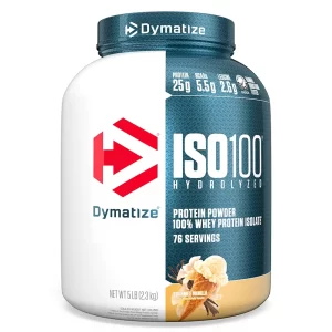 ISO100 Dymatize – Proteína Hidrolizada de Suero 100% Aislado | Alta pureza y rápida absorción