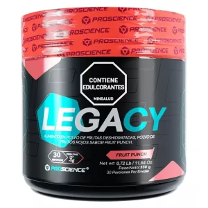 Creatina Legacy ProScience | 30 y 50 Servicios – HCL + Leucina + Betaína | Tangerine, Fruit Punch, Grape, Watermelon